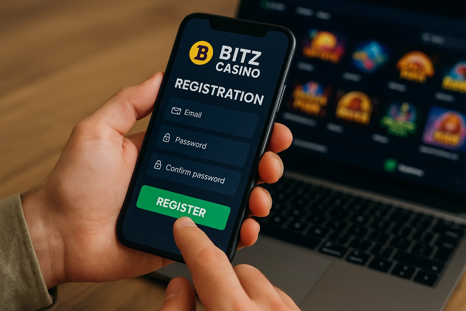 реєстрація Bitz Casino